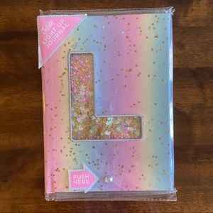 Justice light up journal letter L